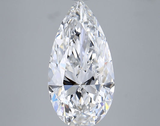 3.02 Carat E-VS1 Pear Lab Diamond