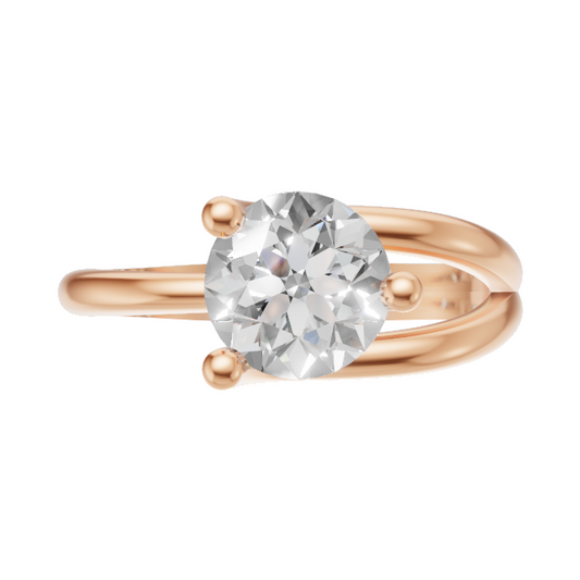 round-14k rose gold|round-18k rose gold