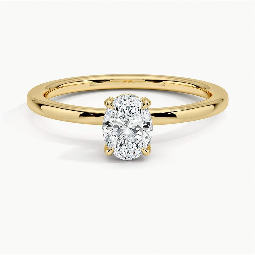 Oval Solitaire Ring