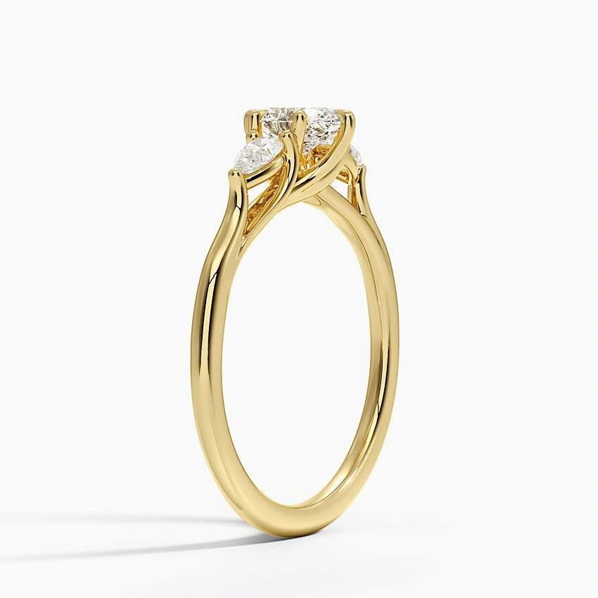 Oval Three-Stone Ring