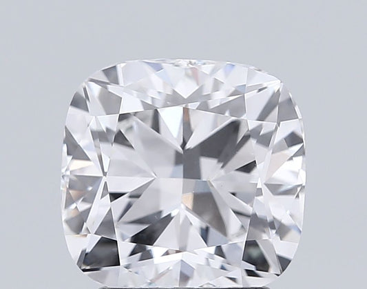 2.52 Carat E-VVS2 Cushion Lab Diamond