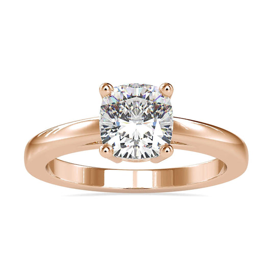 Cushion Cut Diamond Engagement Ring A Classic Solitaire Choice